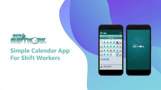 MyShiftWork  Simple Calendar App For Shift Workers [upl. by Pfosi]