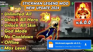 UPDATE‼️Stickman Legends Mod Apk 2024 v600 Terbaru Unlock All Character amp Skin  Unlimited Coin [upl. by Reedy]