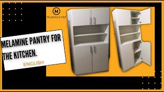 Melamine pantry for the kitchen  Carpentry Course [upl. by Leila]