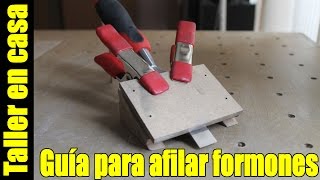 Guía para afilar formones casera [upl. by Mctyre]