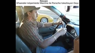 Nissan Maxima ile Porscheyi tokatlayan dayı 😁carrace keşfet automobile nissan porsche maxima [upl. by Wanonah]