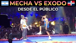 MECHA vs EXODO LIRICAL Desde el público  Red Bull Internacional 2023 [upl. by Aiyotal]