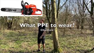 What PPE to wear when working with a chainsaw [upl. by Alenoel]