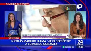 Nicolás Maduro arremete contra Eduardo González quotviejo decrépitoquot [upl. by Earl]