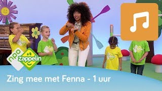 1 UUR LANG ZINGEN MET FENNA  Kinderliedjes zingen met Fenna  NPO Zappelin [upl. by Avenej414]