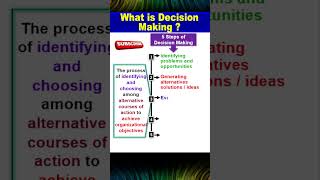 What is Decision Making amp Decision Making Process [upl. by Burnley]