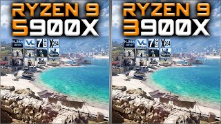 Ryzen 9 5900X vs Ryzen 9 3900X Benchmarks – 15 Tests 🔥 [upl. by Brennen535]