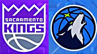 Sacramento Kings Vs Minnesota Timberwolves  Full Game Highlights [upl. by Eoin]