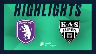 K Beerschot VA  KAS Eupen hoogtepunten [upl. by Licko745]