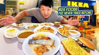 Foods Ive NEVER Tried Before at IKEA in Sydney Australia [upl. by Adia397]