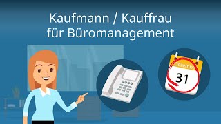 Kaufmann  Kauffrau für Büromanagement  Ausbildung Aufgaben Gehalt [upl. by Nwahsear]