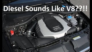 Diesel Sounds Like V8 Audi A6 BiTDi Exhaust Sound [upl. by Gnaht392]