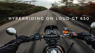 4K Riding GT 650 with Loud Full System Exhaust🚀 Gursewak Exhaust [upl. by Enaamuj830]