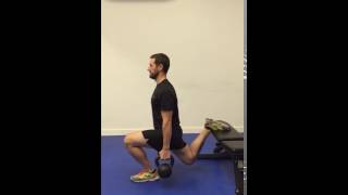 Rear footelevated split squat [upl. by Releyks]