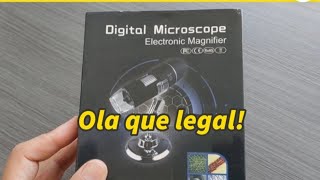 Microscópio eletrônico Será que dá pra ver muita coisa [upl. by Hughett]