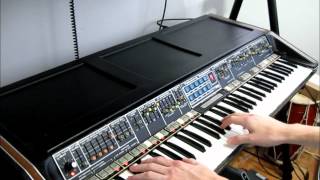 polymoog 203a demonstration by Synthpro [upl. by Ogaitnas176]