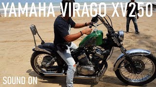 Crazy Yamaha Virago XV250 Sound [upl. by Xantha]