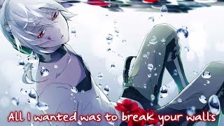 Nightcore  Wrecking Ball Male Version  Lyrics「Miley Cyrus」 [upl. by Steen]