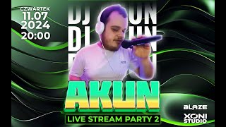 Odlot Do dubajuuu DJ AKUN live stream Party 2 quotJak się Pali Szopaquot [upl. by Wellesley348]