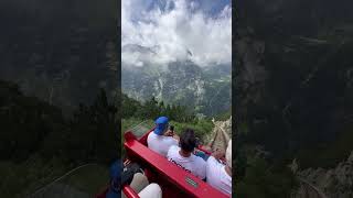 Flying High Exploring Switzerlands Gelmer Funicular adventure travel europe [upl. by Cacie]