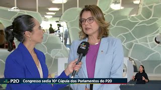 P20 é um estímulo para lutarmos pela representatividade das mulheres na política diz Leila Barros [upl. by Anuska173]