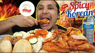 NEW ayam golek korea baru dari AYAMAS mukbang malaysia AYAMAS SPICY KOREAN ROASTER [upl. by Keri]