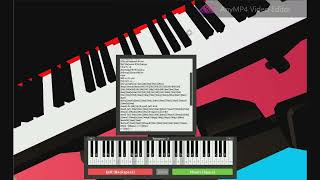 Beautiful Things  Benson Boone Roblox Piano Cover Read Desc [upl. by Whitby233]