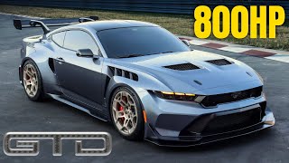 2025 Ford Mustang GTD Revealed With 800 Horsepower [upl. by Lilas644]