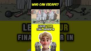 Who Can Escape🏃‍♂️ riddlesquiz riddle riddlechallenge quizzes memes funny meme animation [upl. by Boak]