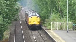 37057 37421 37607 Spondon 15th July 2024 0Z11 Colwick Derby [upl. by Ballman331]