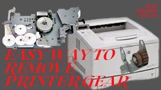 100 HP 51005000 PRINTER GEAR PROBLEMS FIXED gainengineer779 [upl. by Anuahc]