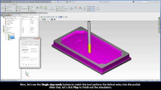 SolidCAM Jumpstart  Simulate the tool path and generate GCode [upl. by Rellia]