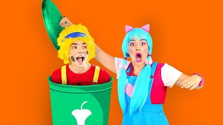 Canción de limpiar la basura  Reciclaje para niños  Canciones infantiles por Pequeventuras [upl. by Yroggerg]