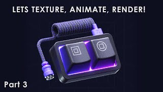 Blender Tutorial for Complete Beginners  Part 3 Texture Lighting Animation [upl. by Ainslie]