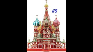 Piececool Saint Basils Cathedral metal model nano puzzle part 5  little towers [upl. by Theodoric]