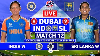 ICC Womens T20 World Cup Live India W vs Sri Lanka W Live  IND W vs SL W Live Scores amp Commentary [upl. by Aicyle]