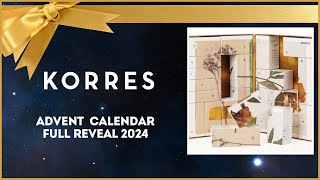 KORRES ADVENT CALENDAR REVEAL 2024 [upl. by Brabazon680]