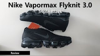 에어 베이퍼맥스 플라이니트 3 트리플 블랙  Nike Vapormax Flyknit 30 “Triple Black” AJ6900004 [upl. by Huey]