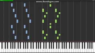 Synthesia  Azumanga Daioh Saa Hajimari You piano [upl. by Pontias907]