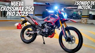 Nueva Vento Crossmax 250 Pro 2023🔥💯  A Prueba sonido de Motor😱 [upl. by Centonze]