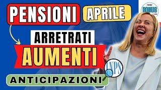 ULTIME NOVITÀ sulle PENSIONI di APRILE PAGAMENTI date aumenti e aggiornamenti IRPEF 2024 ANTICIPI [upl. by Phelia]