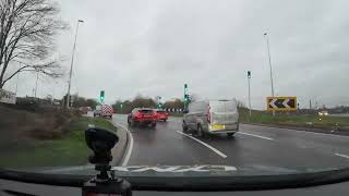 4K Trip on the A5 in Milton Keynes [upl. by Coletta]