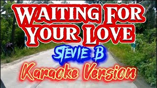 Waiting For Your Love  Stevie B  Karaoke Version [upl. by Meelas]