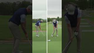 How To Stay Down And Cover The Golf Ball shorts golf golfer golfswing ericcogorno golfswing [upl. by Jorgensen]