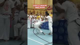 JOGO PEGADO TÃ‰CNICA APURADA PROFESSORES FOGUETE E CANGACEIRO NO MELHOR DA CAPOEIRA abadacapoeira [upl. by Brownson]