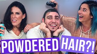 Using Powdered Hair on Sound Guy Beauty Break [upl. by Adria773]