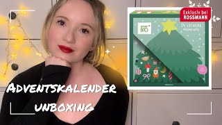 ener Bio Adventskalender Unboxing 😍✨ Rossmann 🎄👌 SaragoesSahara [upl. by Hapte345]