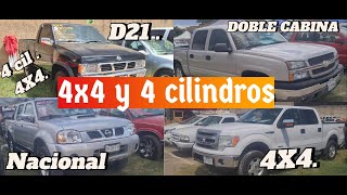 CAMIONETAS DE 4 CILINDOS 4X4 Y SENCILLAS [upl. by Eleonore]