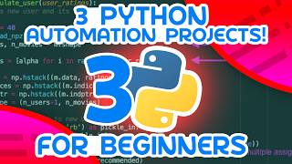 3 Python Automation Projects  For Beginners [upl. by Almeria]