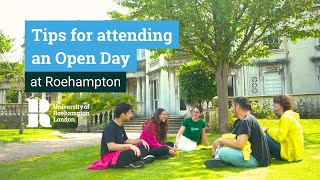 Tips for an Open Day  University of Roehampton [upl. by Eimmat]